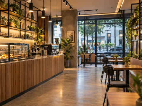 Diseño de interiores para un local comercial