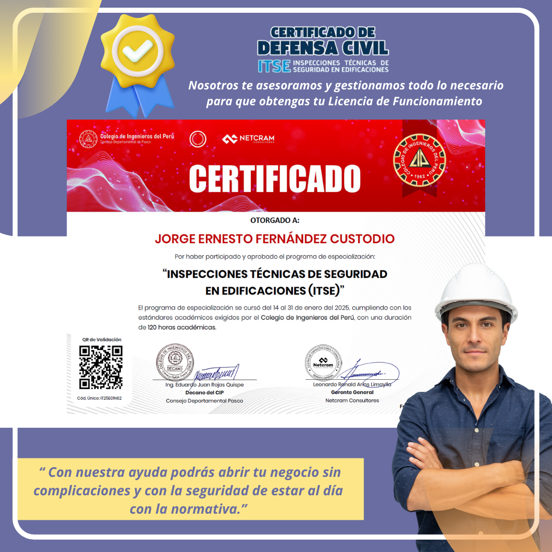 Certificado de Inspección Técnica de Seguridad en Edificaciones ITSE